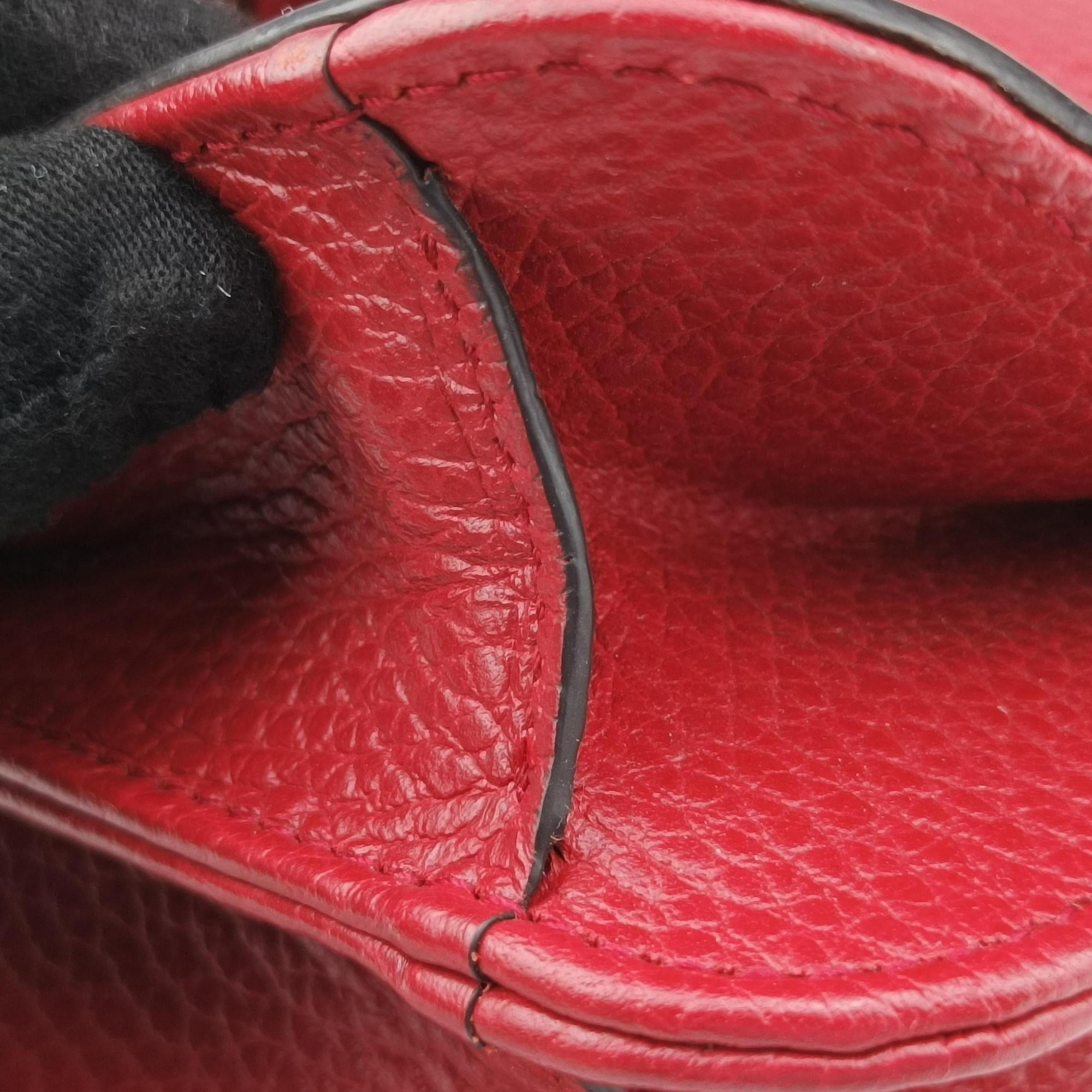 Interlocking G Red Leather 510303 D025270845インターロッキングG レッド レザー 510303 D025270845