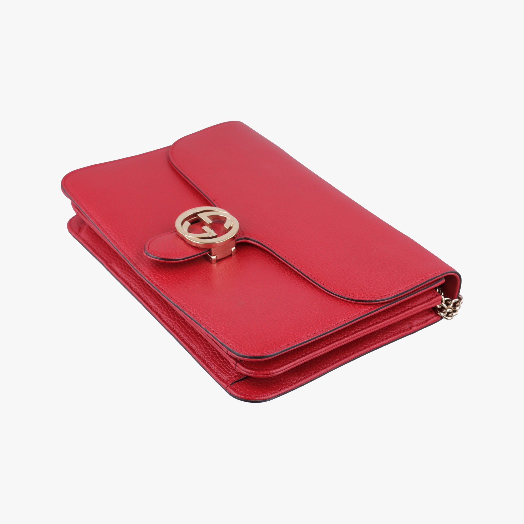 Interlocking G Red Leather 510303 D025270845インターロッキングG レッド レザー 510303 D025270845