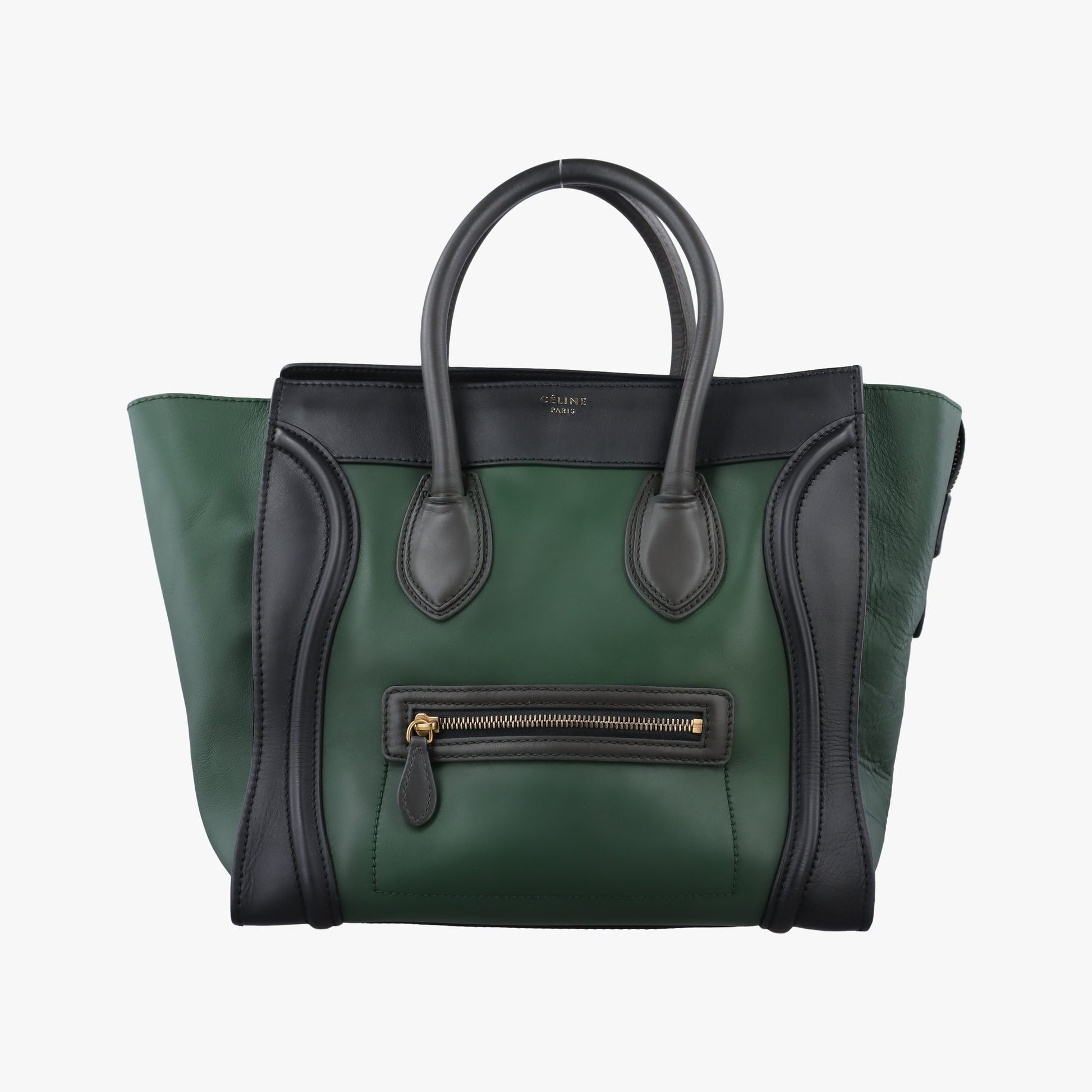 Luggage Mini Shopper Green×black Leather F-AT-0171 F-MM-0181ラゲージミニショッパー グリーン×ブラック レザー F-AT-0171 F-MM-0181