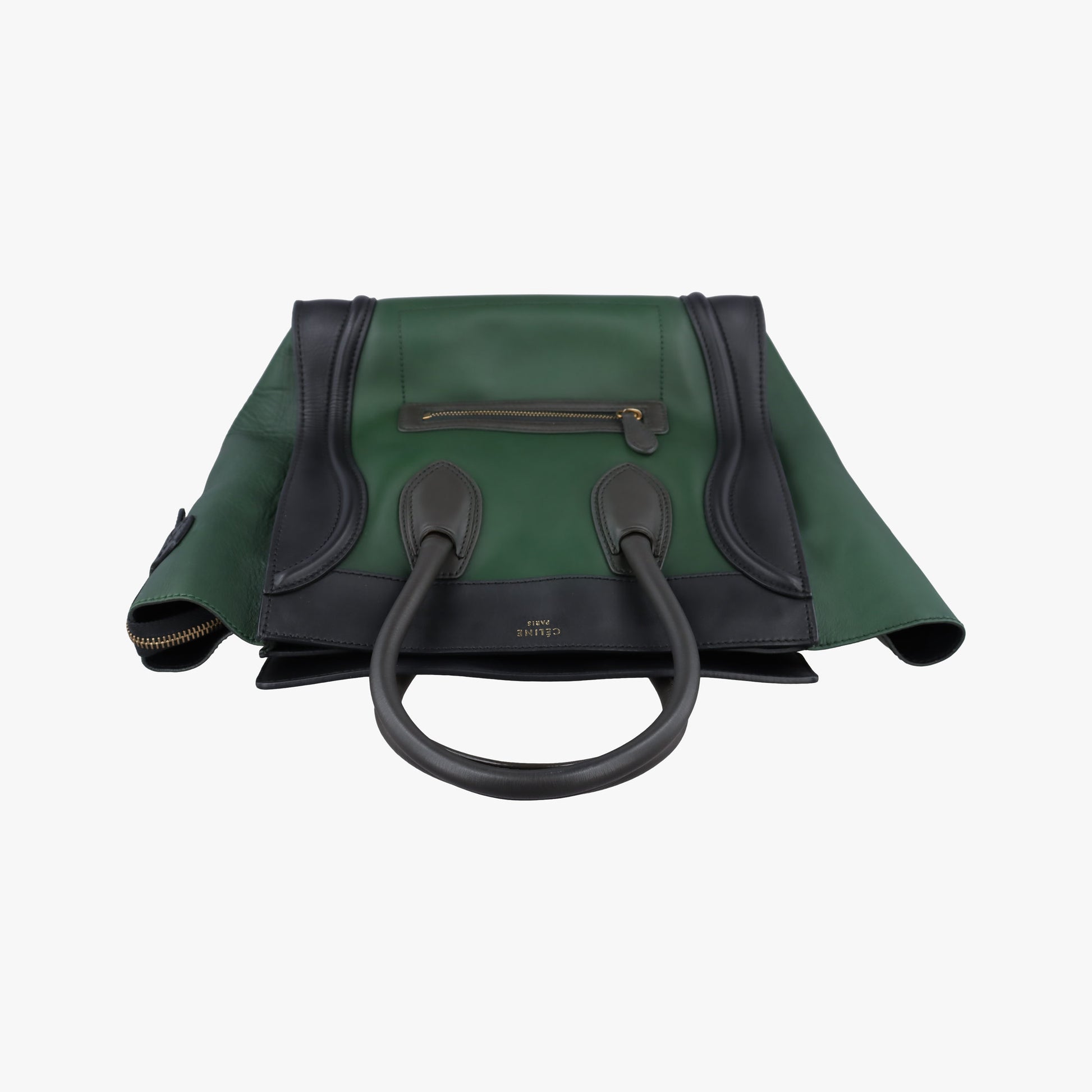 Luggage Mini Shopper Green×black Leather F-AT-0171 F-MM-0181ラゲージミニショッパー グリーン×ブラック レザー F-AT-0171 F-MM-0181