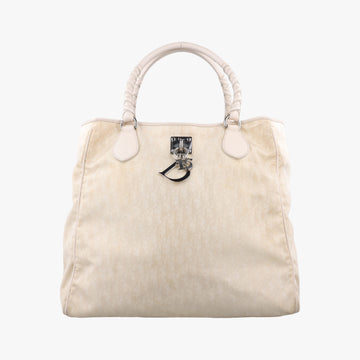Lovely Beige Diorissimo Canvas × Leather 05-BO-0077ラブリー ベージュ ナイロン × カーフレザー 05-BO-0077