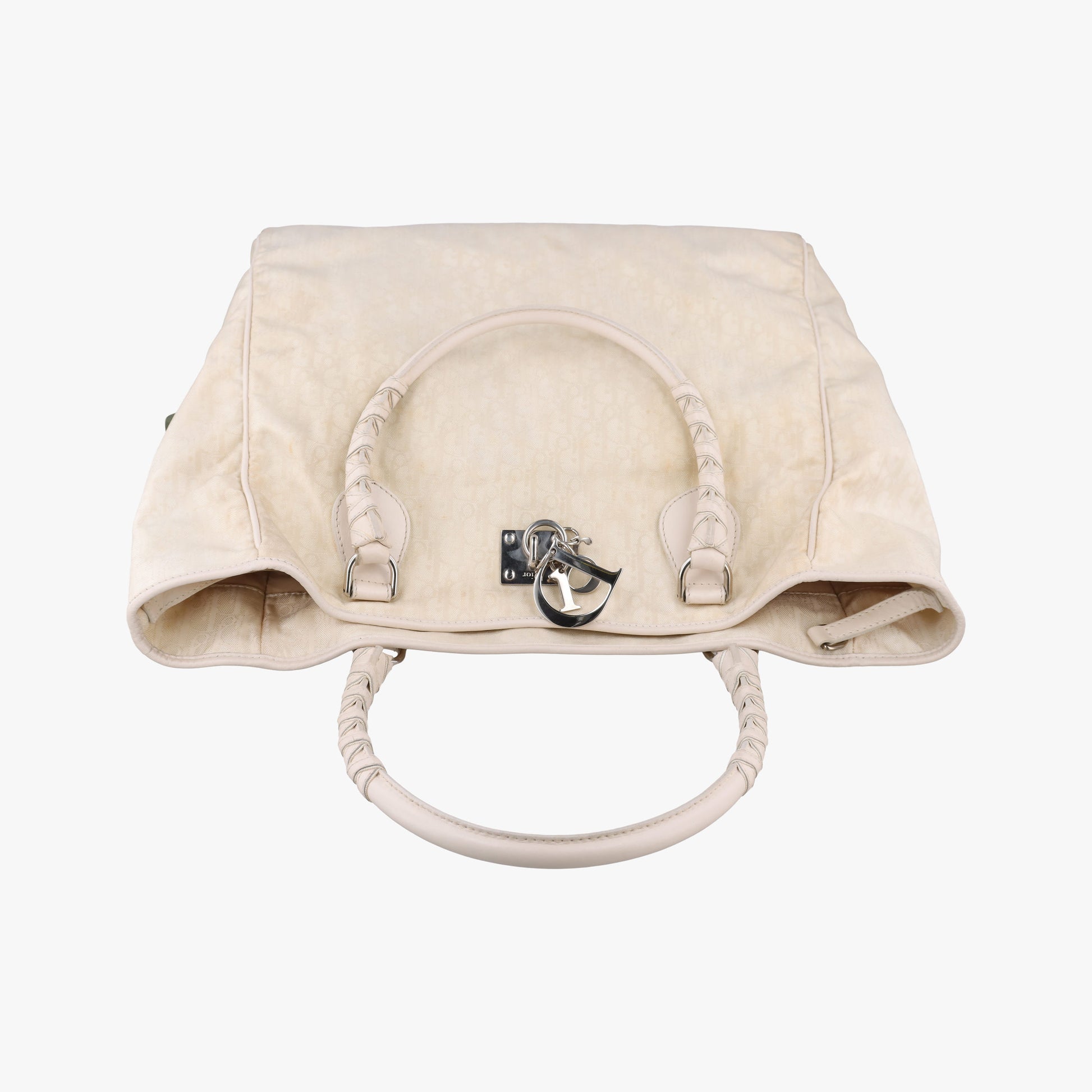Lovely Beige Diorissimo Canvas × Leather 05-BO-0077ラブリー ベージュ ナイロン × カーフレザー 05-BO-0077