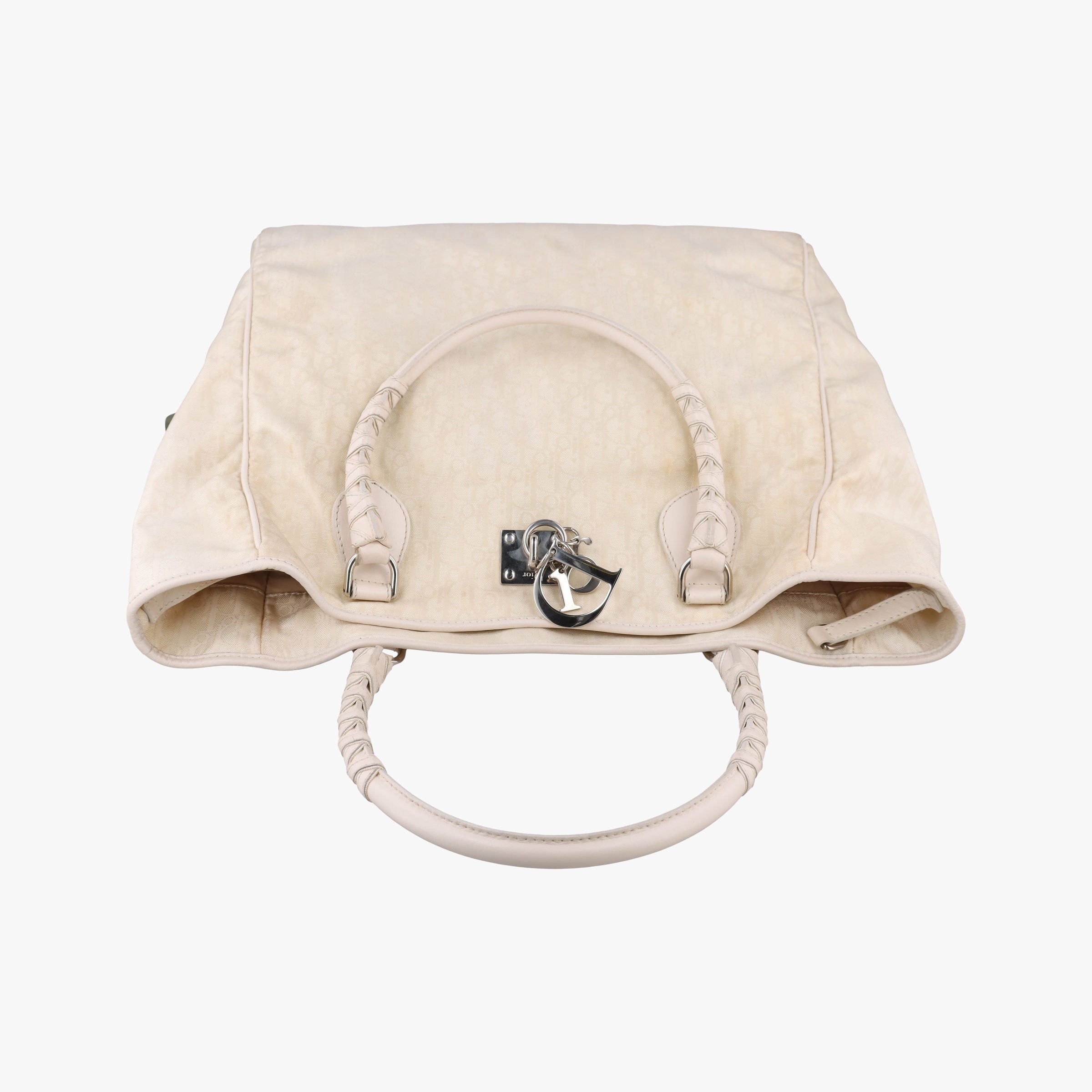 Lovely Beige Diorissimo Canvas × Leather 05-BO-0077ラブリー ベージュ ナイロン × カーフレザー 05-BO-0077