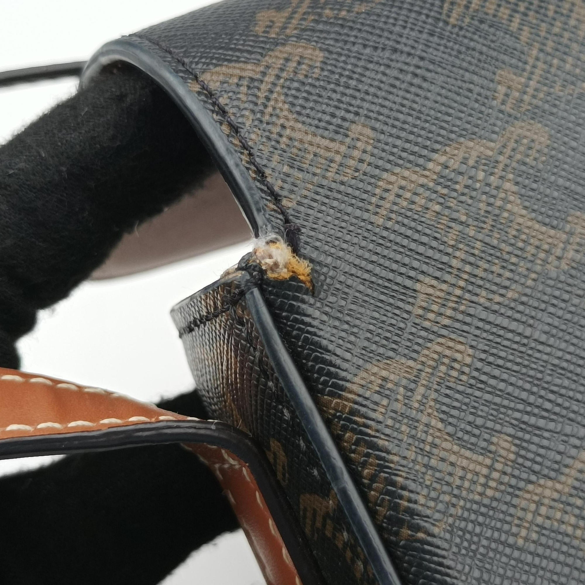 Claude TRIOMPHE Brown PVC coated canvas S-CU-3212クロード トリオンフ ブラウン PVCコーティングキャンバス S-CU-3212