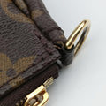 MULTI POCHETTE ACCESSOIRES MARRON×ROSE CLAIRE Monogram Canvas M44840 IC Chipミュルティポシェットアクセソワール マロン×ローズ クレール モノグラムキャンバス M44840 ICチップ
