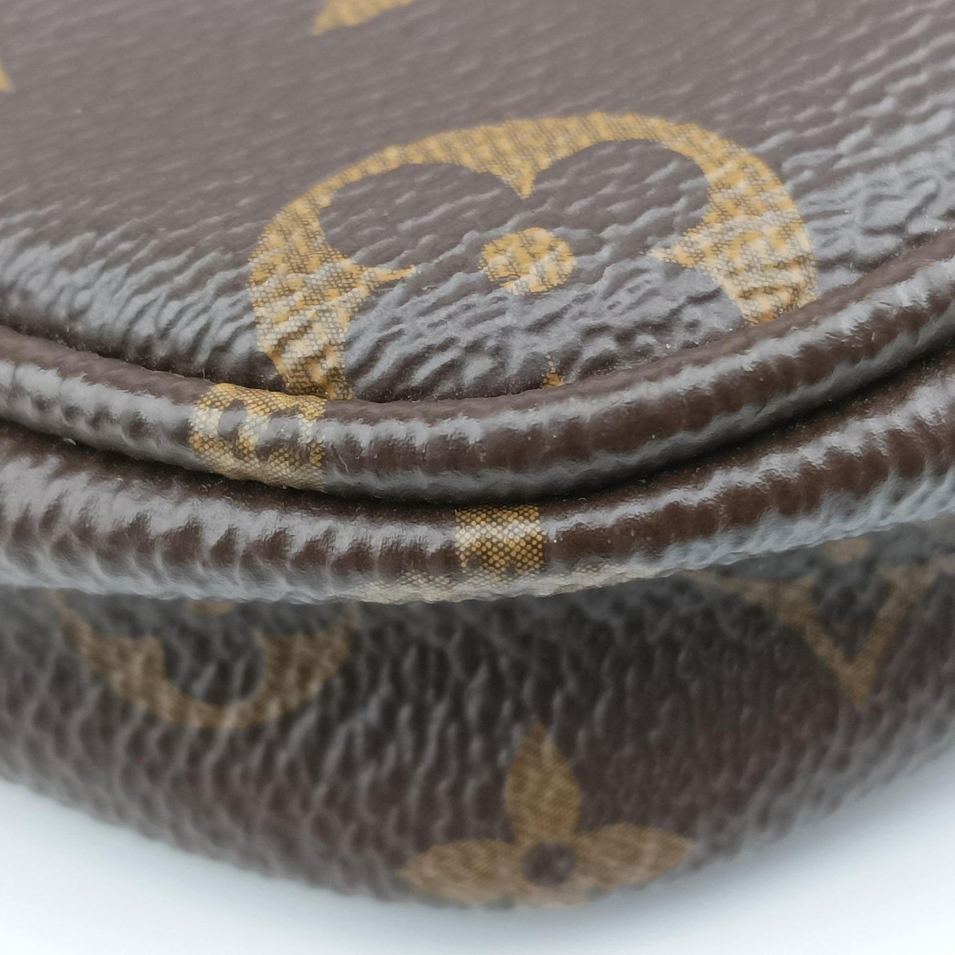 MULTI POCHETTE ACCESSOIRES MARRON×ROSE CLAIRE Monogram Canvas M44840 IC Chipミュルティポシェットアクセソワール マロン×ローズ クレール モノグラムキャンバス M44840 ICチップ