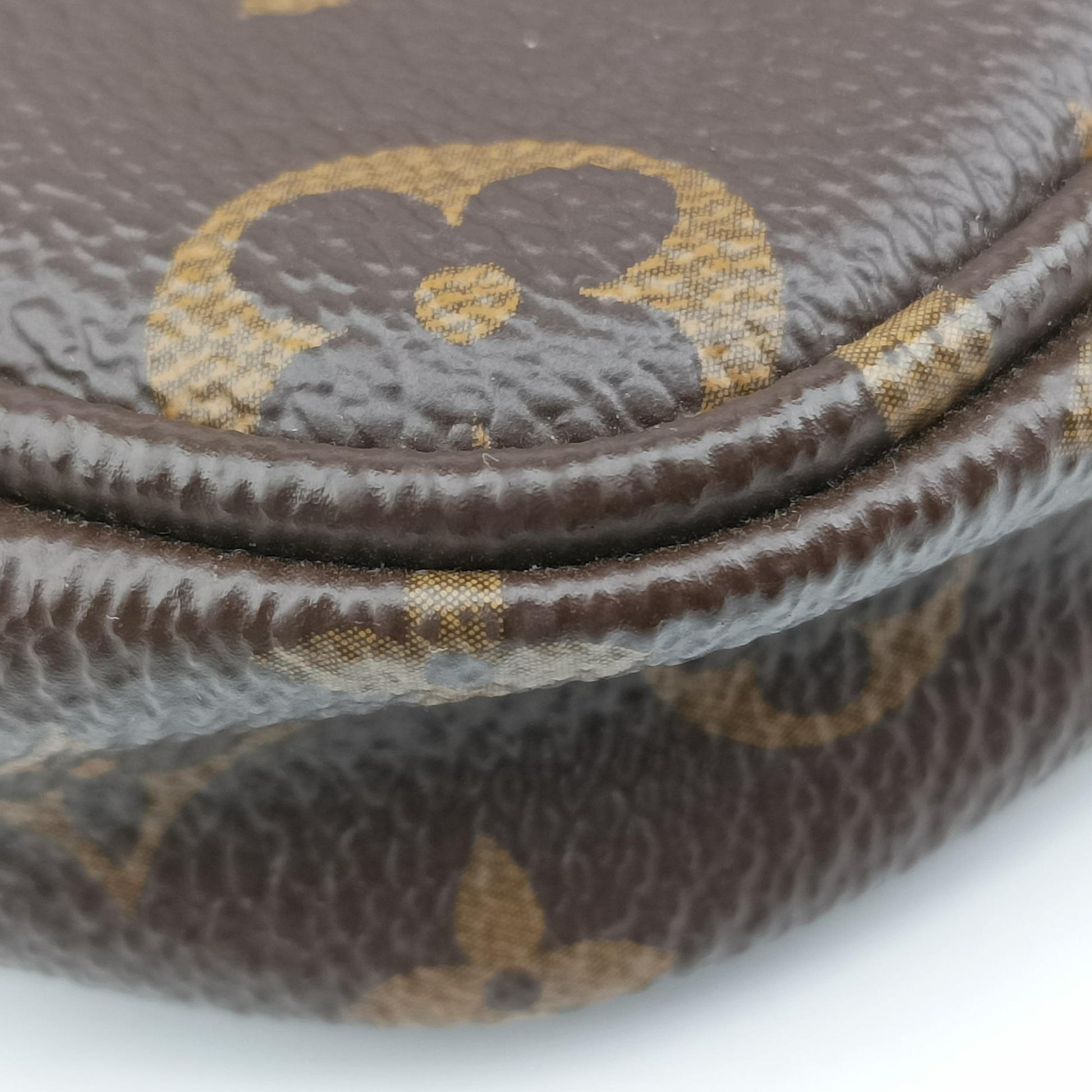 MULTI POCHETTE ACCESSOIRES MARRON×ROSE CLAIRE Monogram Canvas M44840 IC Chipミュルティポシェットアクセソワール マロン×ローズ クレール モノグラムキャンバス M44840 ICチップ