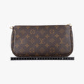 MULTI POCHETTE ACCESSOIRES MARRON×ROSE CLAIRE Monogram Canvas M44840 IC Chipミュルティポシェットアクセソワール マロン×ローズ クレール モノグラムキャンバス M44840 ICチップ