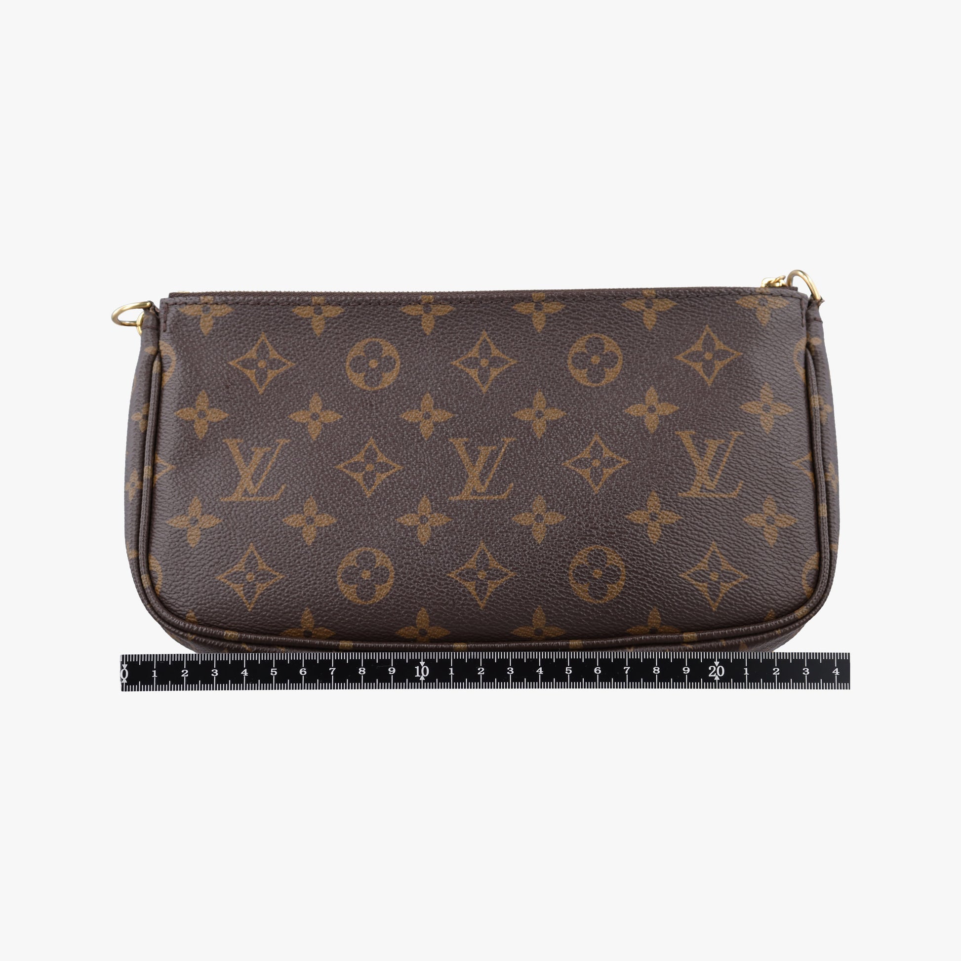 MULTI POCHETTE ACCESSOIRES MARRON×ROSE CLAIRE Monogram Canvas M44840 IC Chipミュルティポシェットアクセソワール マロン×ローズ クレール モノグラムキャンバス M44840 ICチップ