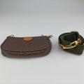 MULTI POCHETTE ACCESSOIRES MARRON×ROSE CLAIRE Monogram Canvas M44840 IC Chipミュルティポシェットアクセソワール マロン×ローズ クレール モノグラムキャンバス M44840 ICチップ