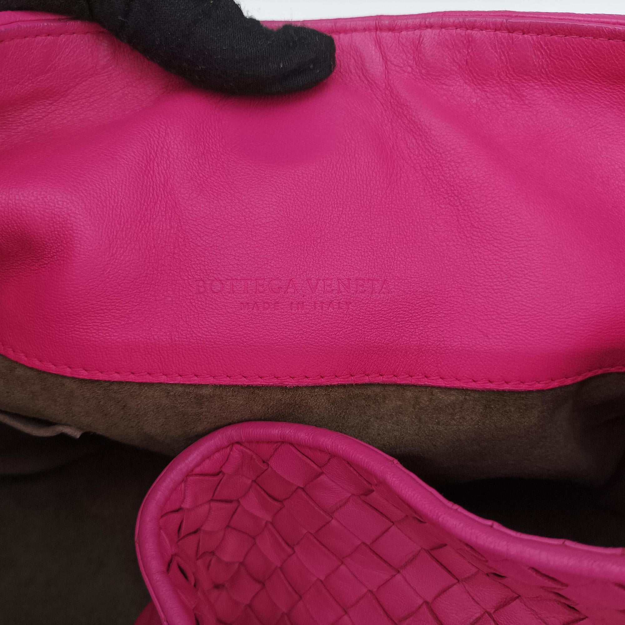 Parachute Intrecciato Rose lambskin B00013655Lパラシュート イントレチャート ローズ レッド ラムスキン B00013655L