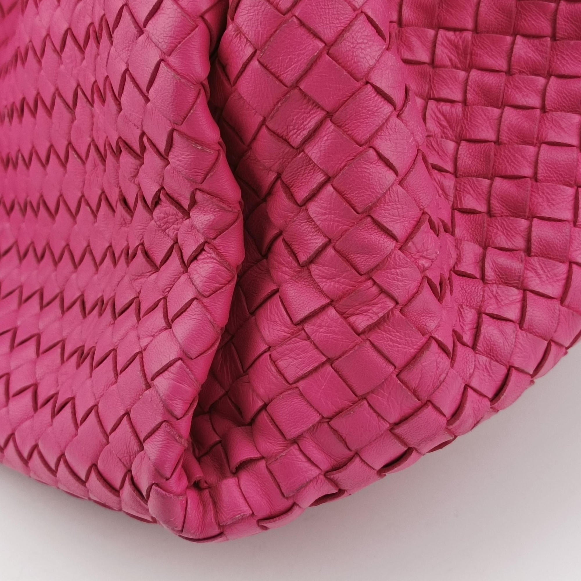 Parachute Intrecciato Rose lambskin B00013655Lパラシュート イントレチャート ローズ レッド ラムスキン B00013655L