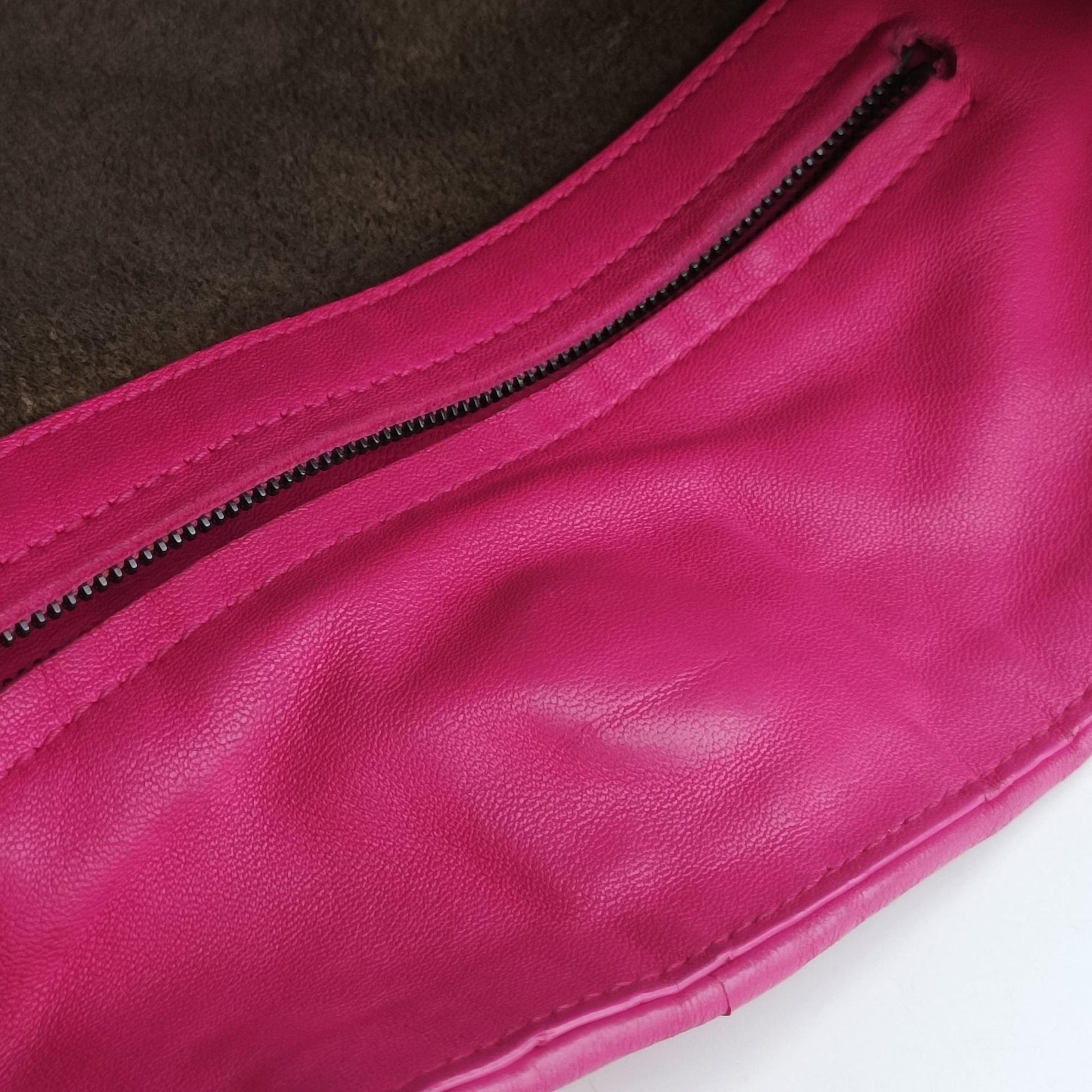 Parachute Intrecciato Rose lambskin B00013655Lパラシュート イントレチャート ローズ レッド ラムスキン B00013655L