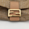 Baguette Zucchino Beige canvas×leather 8BR001 Lot number unknownマンマバケット ズッキーノ柄 ベージュ キャンバス×レザー 8BR001 製番不明