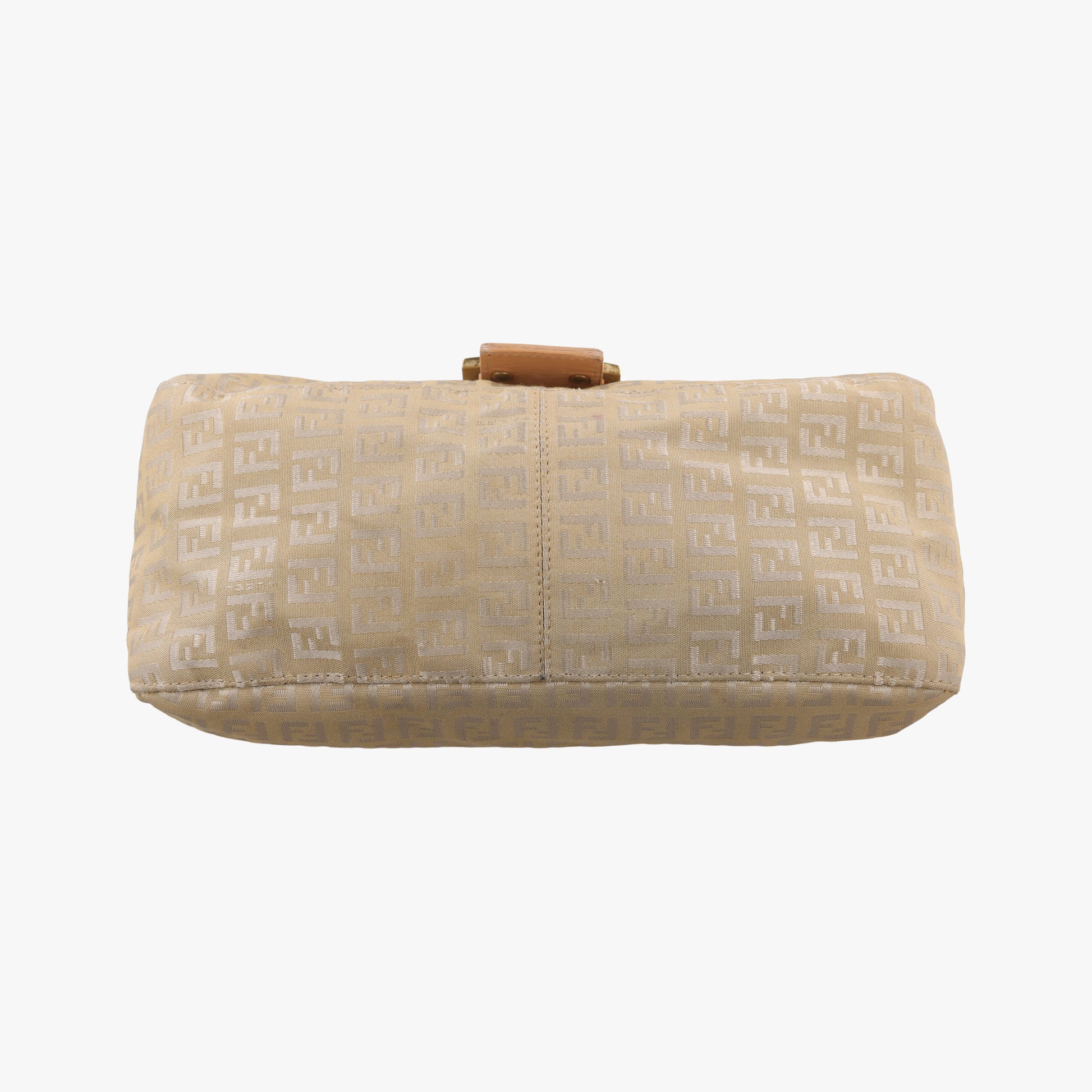 Baguette Zucchino Beige canvas×leather 8BR001 Lot number unknownマンマバケット ズッキーノ柄 ベージュ キャンバス×レザー 8BR001 製番不明