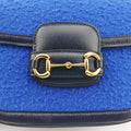 Horsebit 1955 Blue× Navy Tweed×Leather 658574 E036422442ホースビット 1955 ブルー× ネイビー ツイード×レザー 658574 E036422442