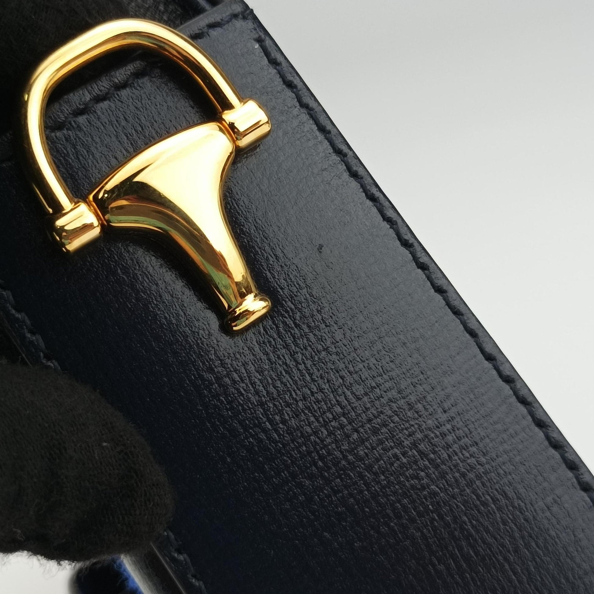 Horsebit 1955 Blue× Navy Tweed×Leather 658574 E036422442ホースビット 1955 ブルー× ネイビー ツイード×レザー 658574 E036422442