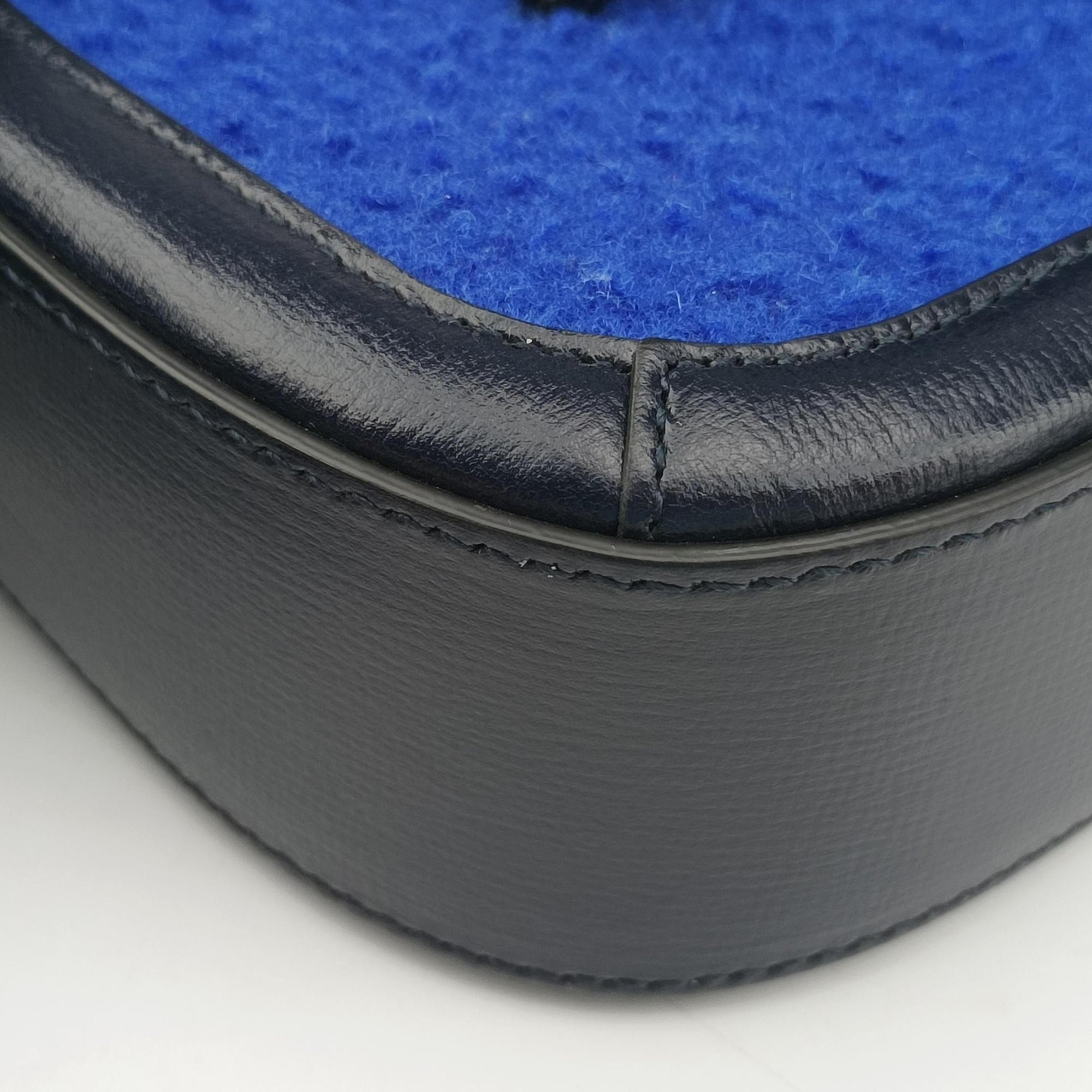 Horsebit 1955 Blue× Navy Tweed×Leather 658574 E036422442ホースビット 1955 ブルー× ネイビー ツイード×レザー 658574 E036422442