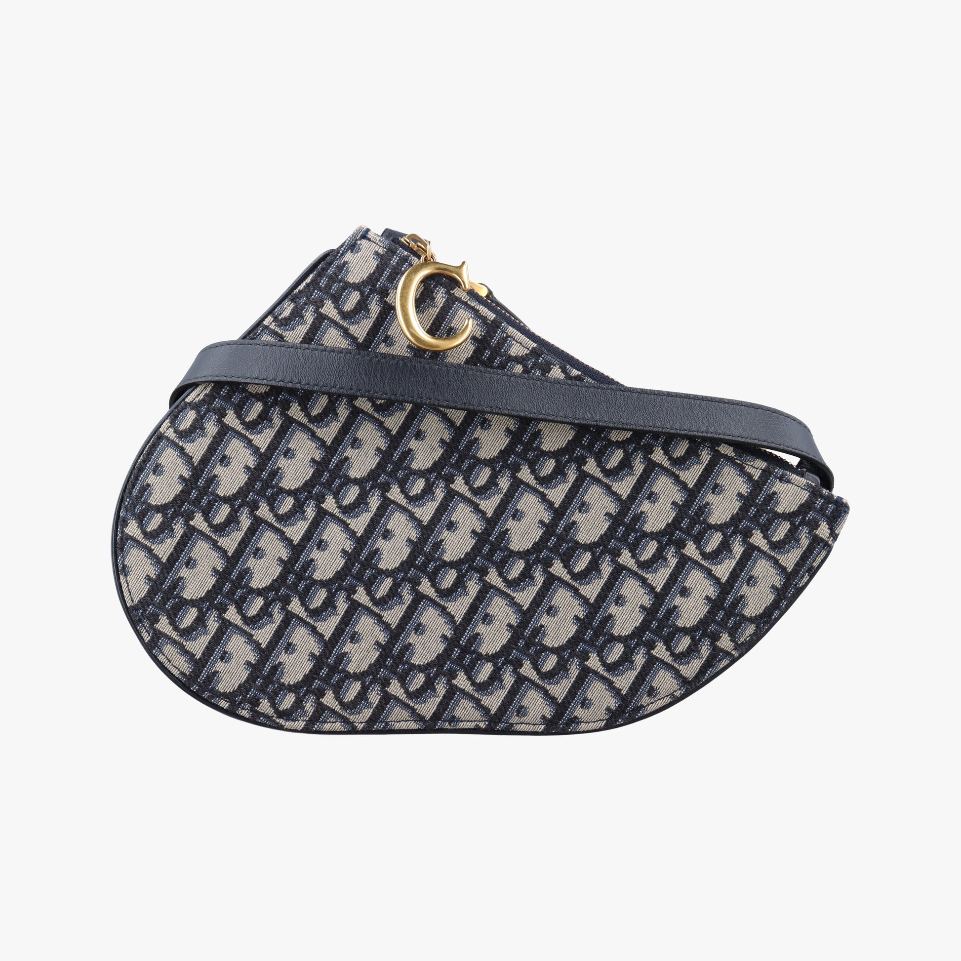 Saddle Navy×gray Jacquard 12-MA-1119サドル ネイビー×グレー ジャガード 12-MA-1119