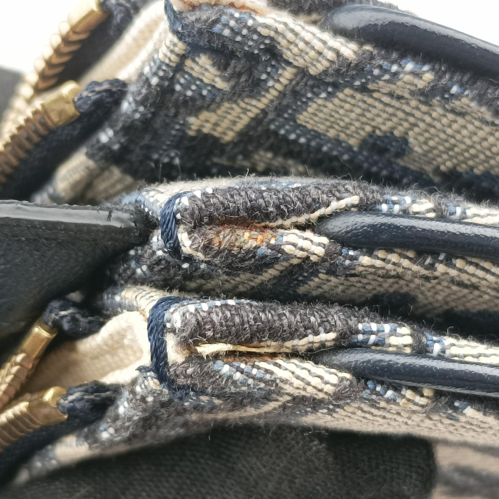 Saddle Navy×gray Jacquard 12-MA-1119サドル ネイビー×グレー ジャガード 12-MA-1119