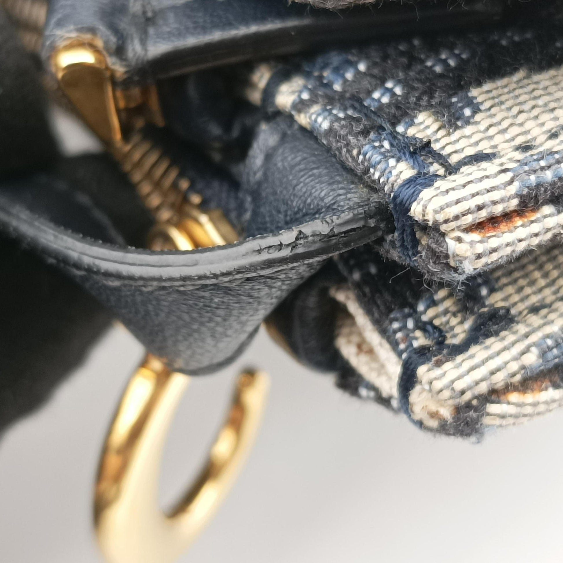 Saddle Navy×gray Jacquard 12-MA-1119サドル ネイビー×グレー ジャガード 12-MA-1119