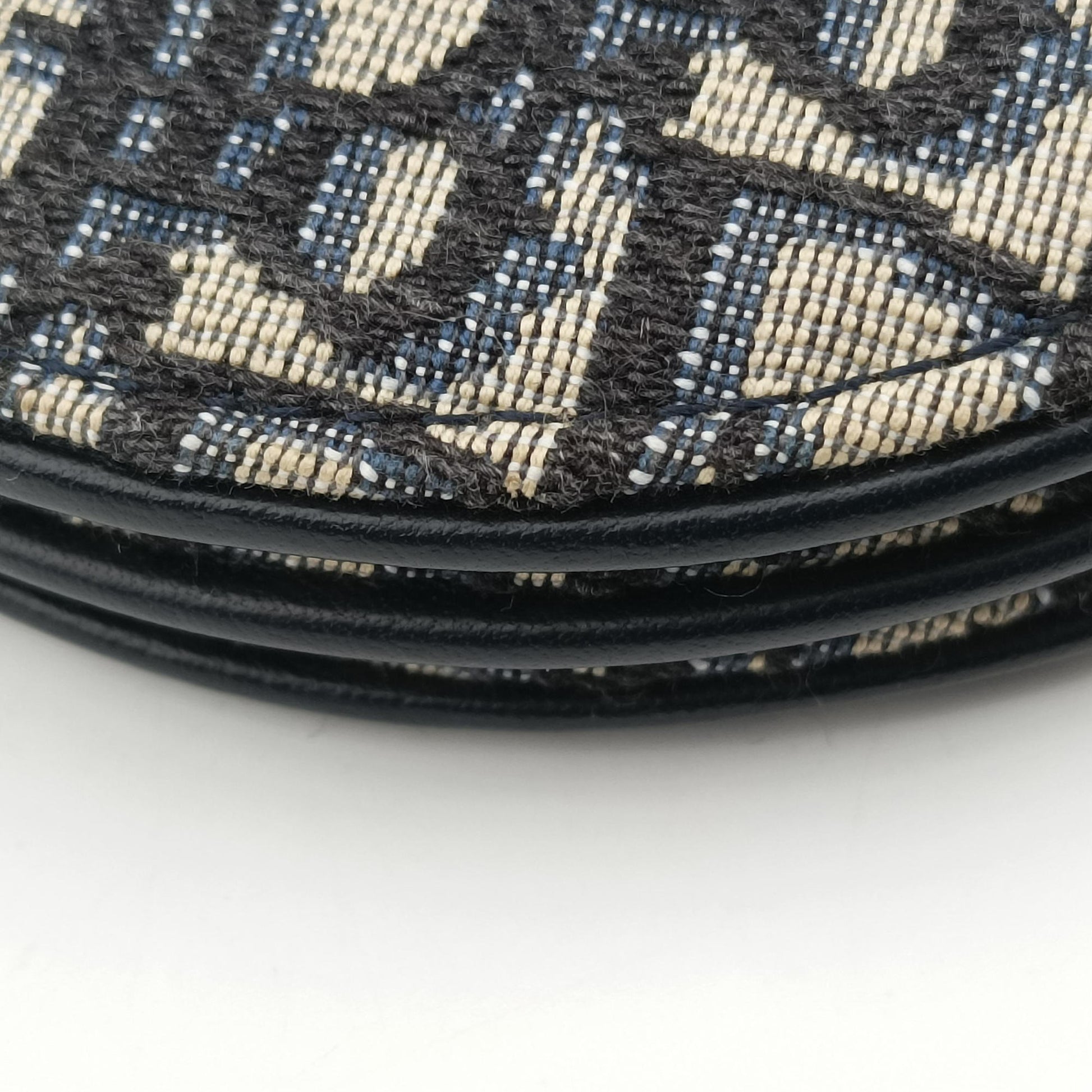 Saddle Navy×gray Jacquard 12-MA-1119サドル ネイビー×グレー ジャガード 12-MA-1119