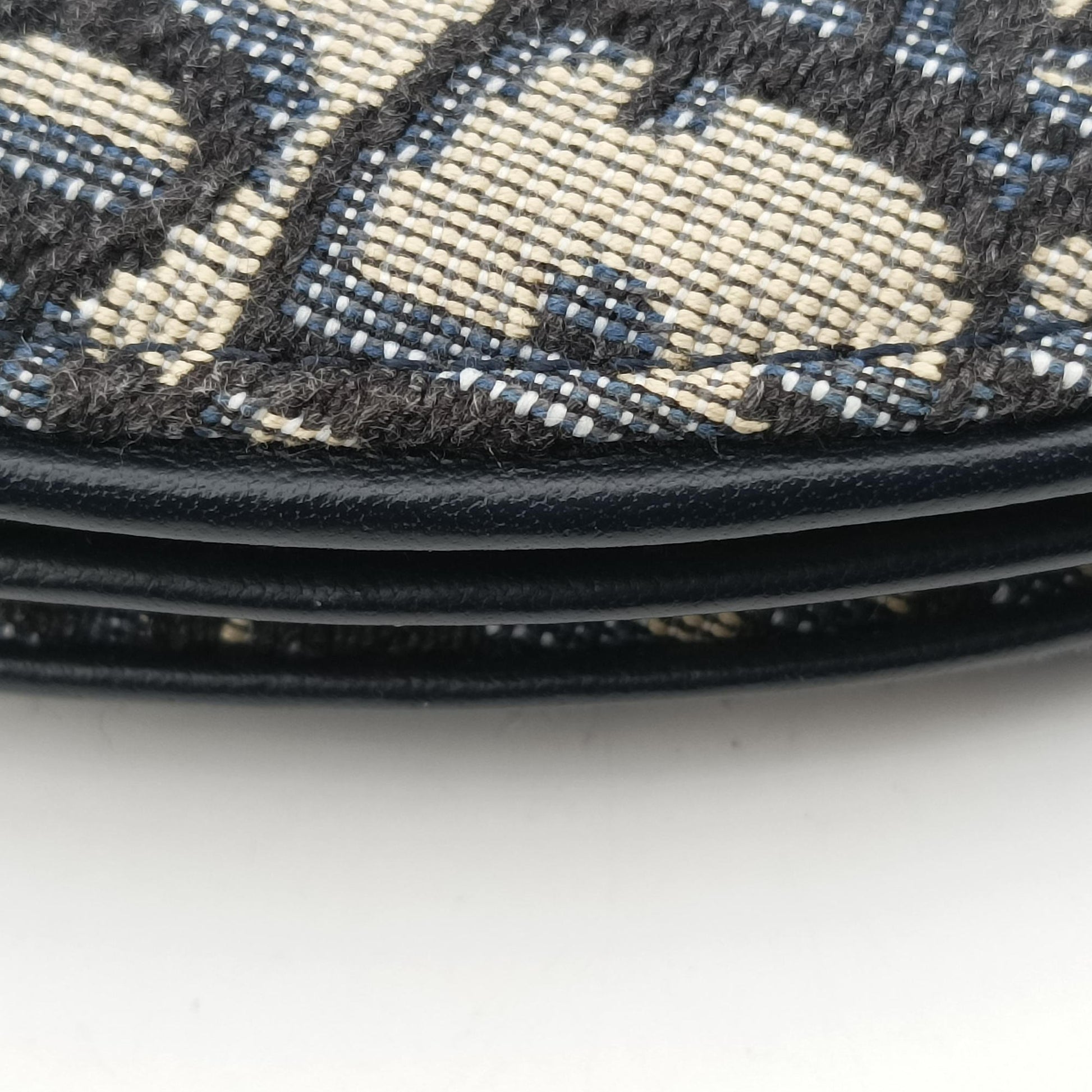 Saddle Navy×gray Jacquard 12-MA-1119サドル ネイビー×グレー ジャガード 12-MA-1119
