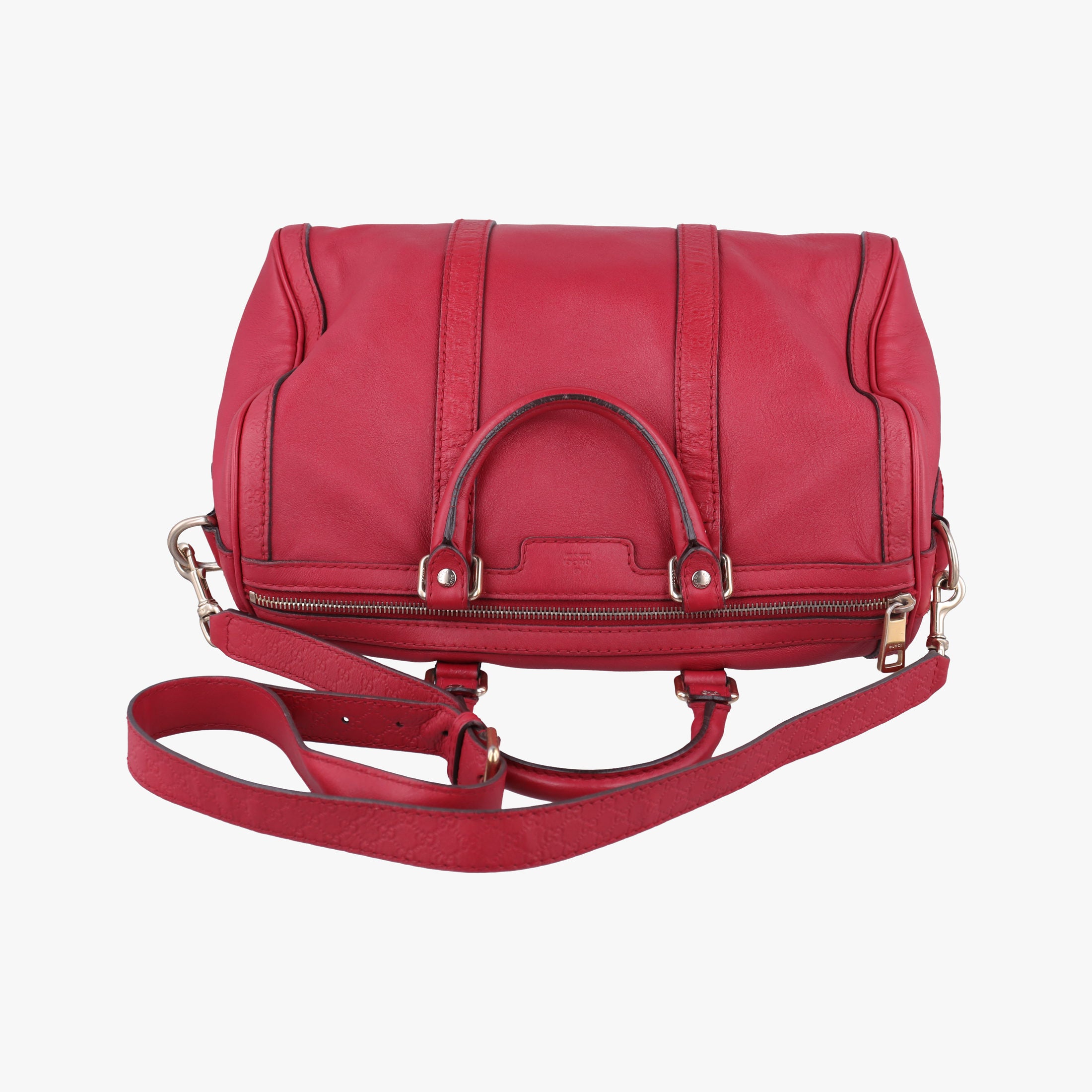 Guccissima Trim Web Joy Red Leather 247205 I012933209グッチシマ トリム ウェブ ジョイ レッド レザー 247205 I012933209