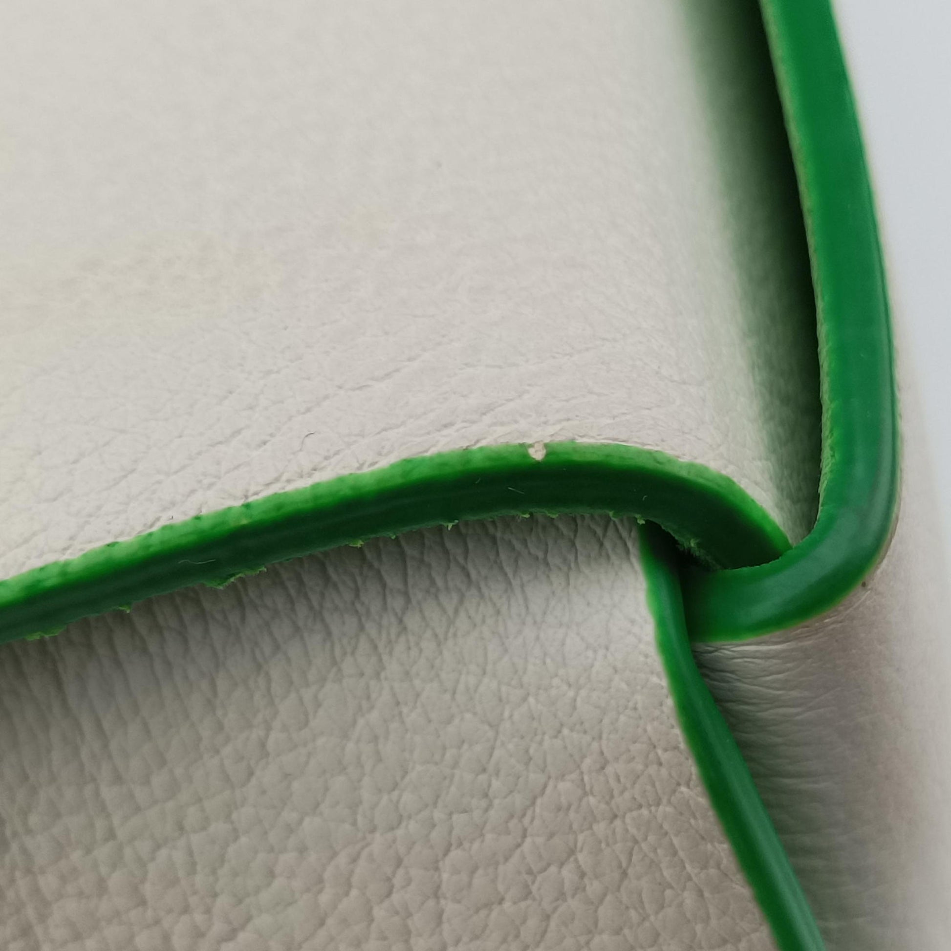 THE ARCO Tote White×Green lambskin B10028381Eザ アルコ トート ホワイト×グリーン ラムスキン B10028381E