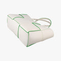 THE ARCO Tote White×Green lambskin B10028381Eザ アルコ トート ホワイト×グリーン ラムスキン B10028381E