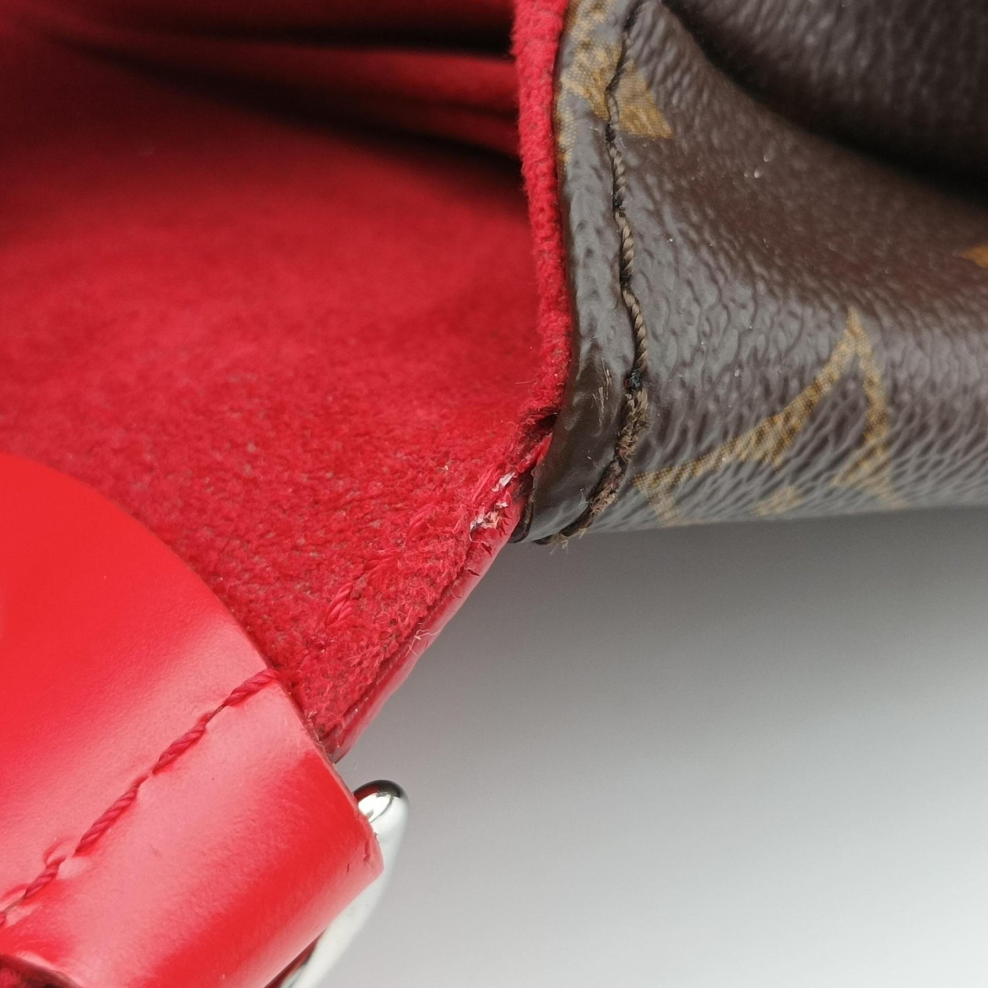 SAINT MICHEL brown×COQUELICOT Monogram Canvas×Epi Leather M44031 CA0167サンミシェル モノグラム/ブラウン×コクリコ モノグラムキャンバス×エピレザー M44031 CA0167