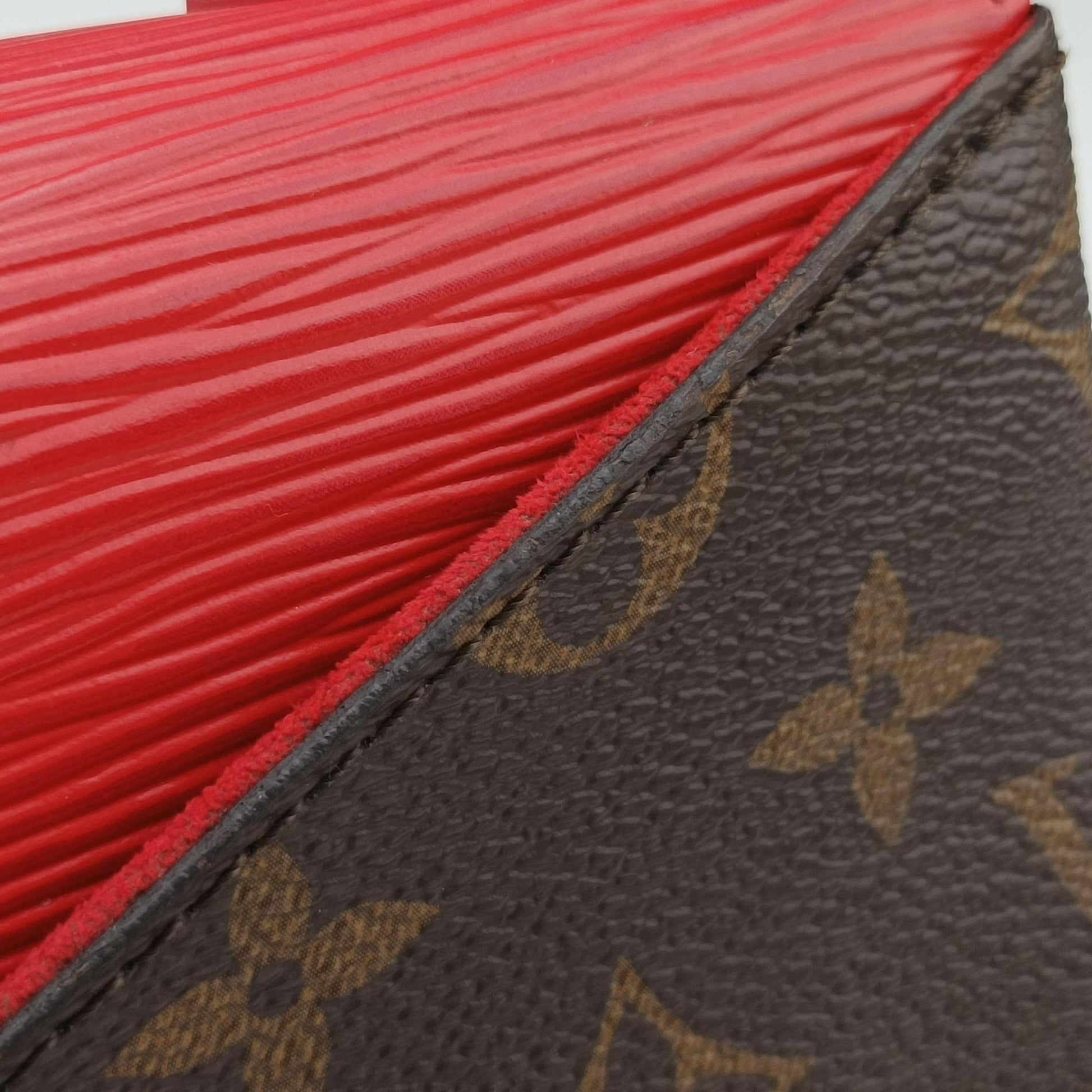 SAINT MICHEL brown×COQUELICOT Monogram Canvas×Epi Leather M44031 CA0167サンミシェル モノグラム/ブラウン×コクリコ モノグラムキャンバス×エピレザー M44031 CA0167