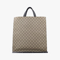 GG Supreme Bee Beige×black PVC coated canvas×Leather 450950 A029293727GGスプリーム キングスネーク ベージュ×ブラック PVCコーティングキャンバス×レザー 450950 A029293727