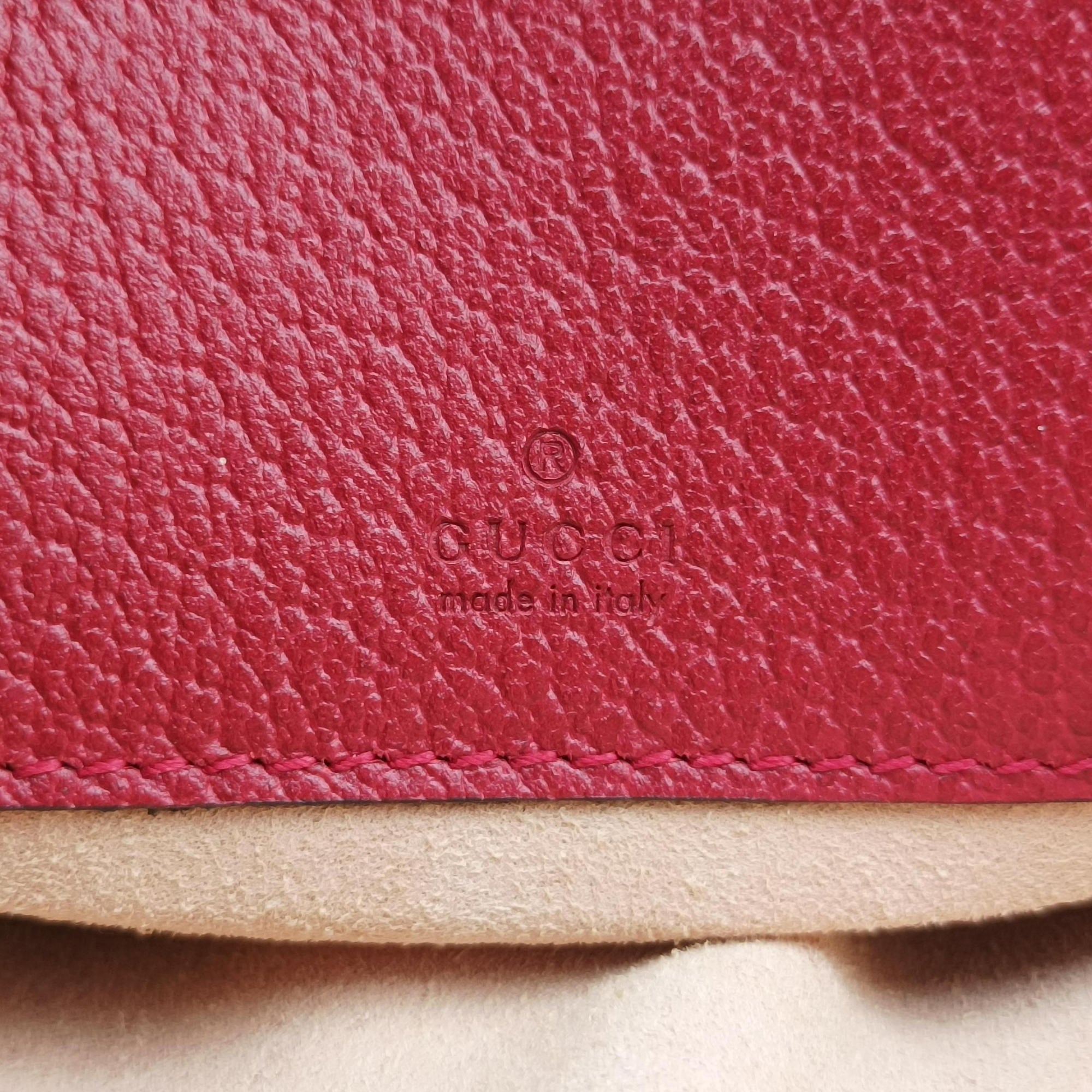 Ophidia Red×Multicolour PVC coated canvas×Leather 598661 オフィディア レッド×マルチカラー PVCコーティングキャンバス×レザー 598661 