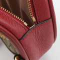 Ophidia Red×Multicolour PVC coated canvas×Leather 598661 オフィディア レッド×マルチカラー PVCコーティングキャンバス×レザー 598661 