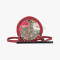 Ophidia Red×Multicolour PVC coated canvas×Leather 598661 オフィディア レッド×マルチカラー PVCコーティングキャンバス×レザー 598661 