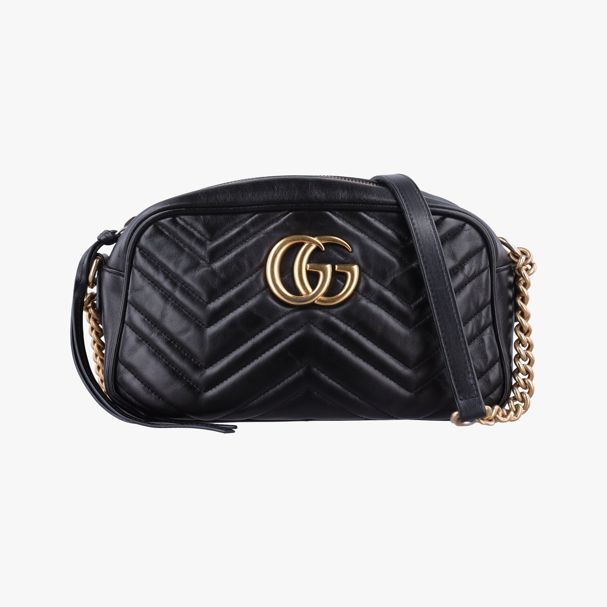 GG Marmont Black Leather 447632 D029557635GGマーモント ブラック レザー 447632 D029557635