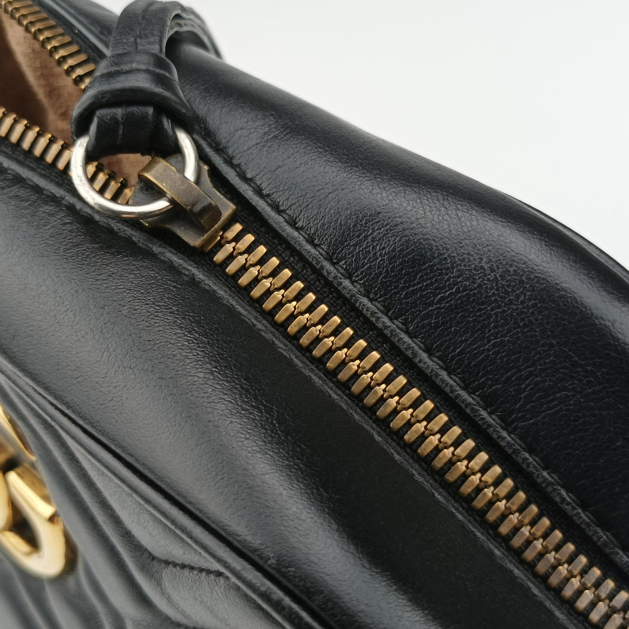 GG Marmont Black Leather 447632 D029557635GGマーモント ブラック レザー 447632 D029557635