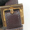 Zucca Brown canvas x Leather 8BR631 Lot number unknownズッカ柄 ブラウン キャンバスxレザー 8BR631 製番不明