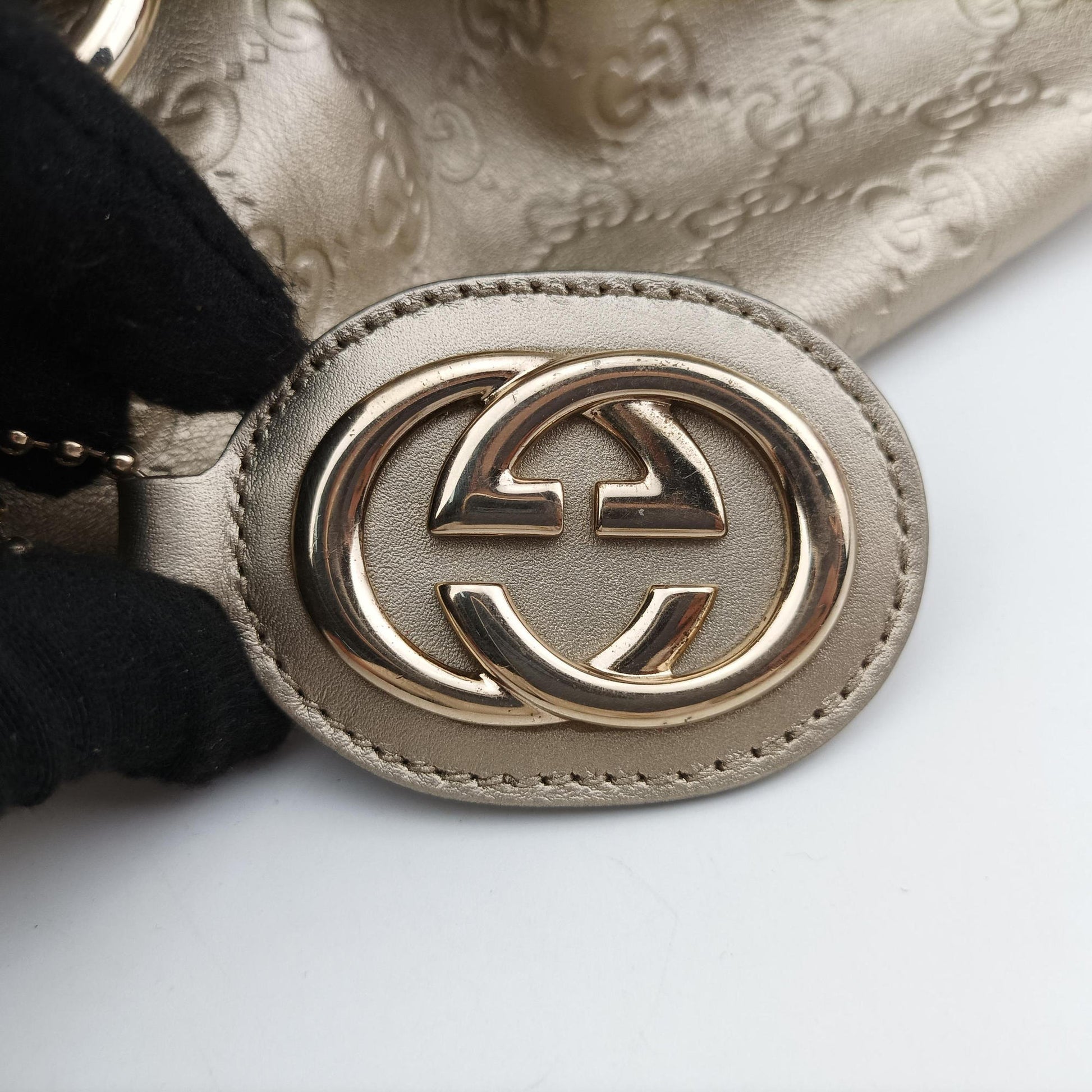 Sukey GUCCISSIMA Golden Leather 223974 C010721372スーキー ディアマンテ ゴールド レザー 223974 C010721372