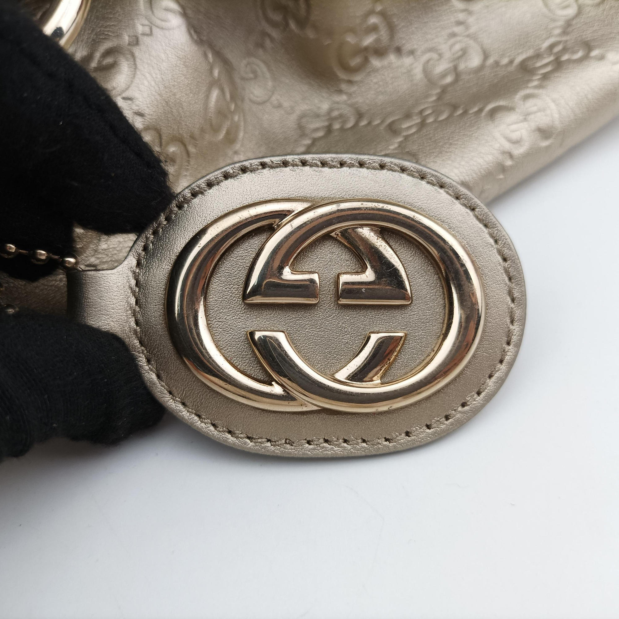 Sukey GUCCISSIMA Golden Leather 223974 C010721372スーキー ディアマンテ ゴールド レザー 223974 C010721372