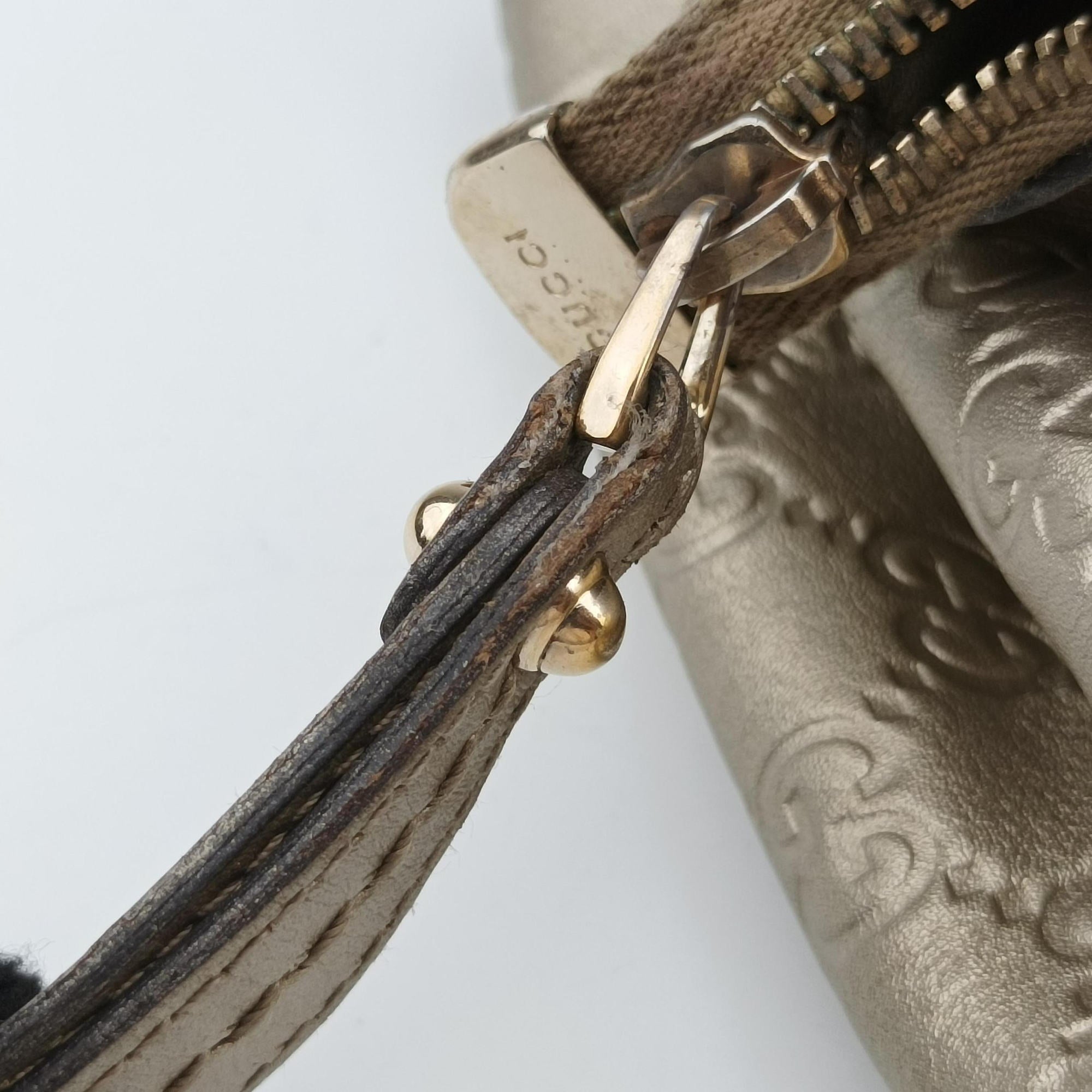 Sukey GUCCISSIMA Golden Leather 223974 C010721372スーキー ディアマンテ ゴールド レザー 223974 C010721372