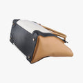 Luggage Mini Shopper Beige×white×black Leather U-CE-0121ラゲージミニショッパー ベージュ×ホワイト×ブラック レザー U-CE-0121