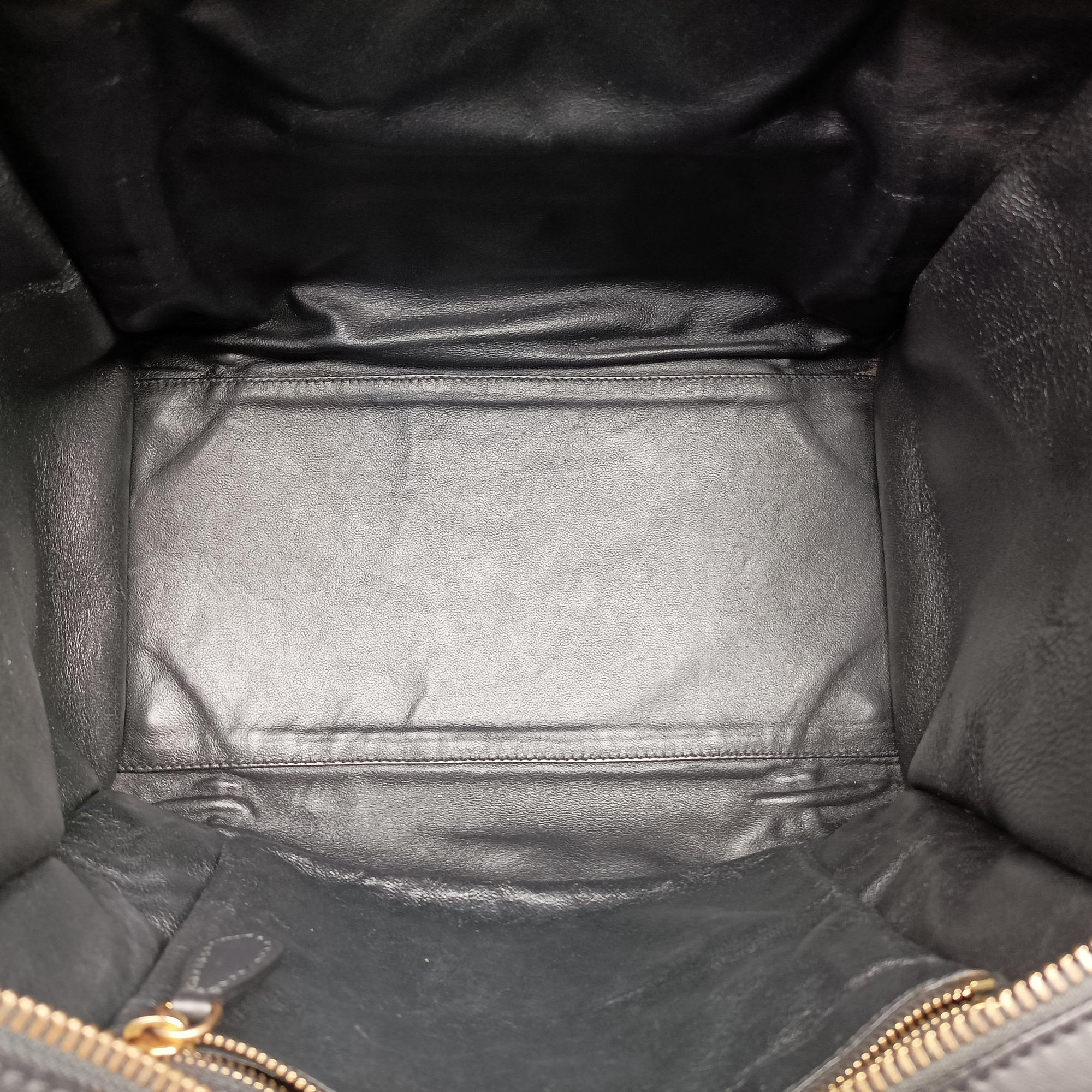 Luggage Mini Shopper Beige×white×black Leather U-CE-0121ラゲージミニショッパー ベージュ×ホワイト×ブラック レザー U-CE-0121