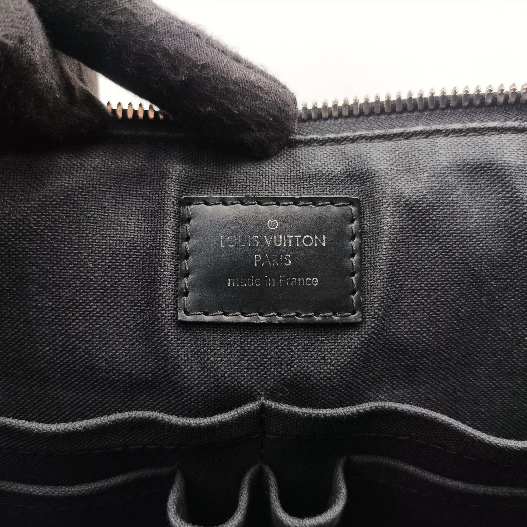 Porte Documents Jour Noir Damier Graphite N48224 SR3173ポルトドキュマン ジュール ノワール ダミエ グラフィット N48224 SR3173