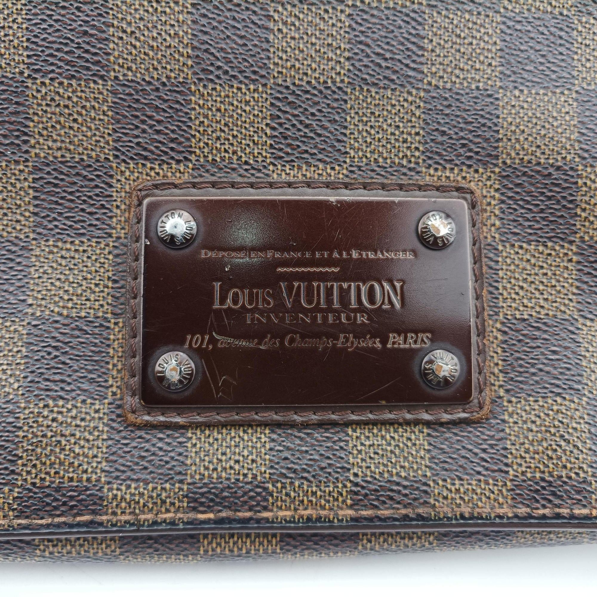 BROOKLYN GM EBENE Damier Canvas N51212 CA3028ブルックリンGM エベヌ ダミエキャンバス N51212 CA3028
