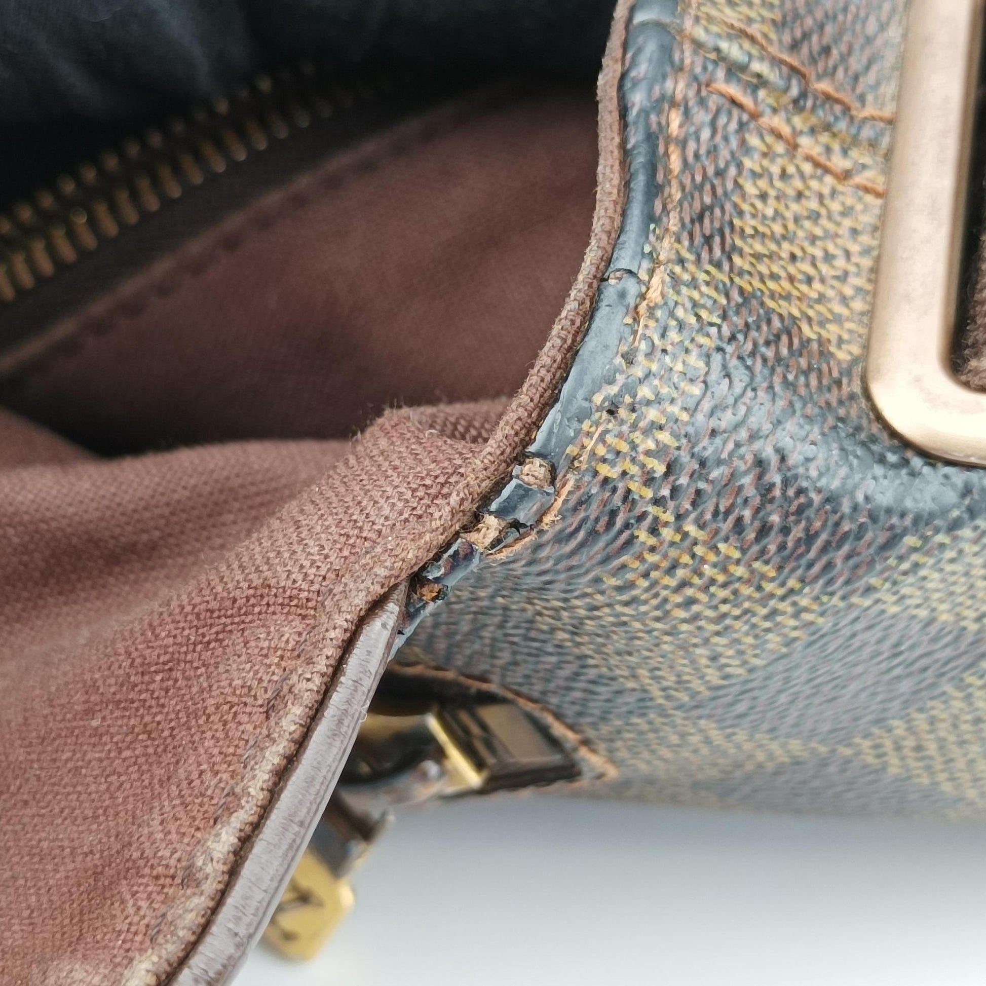 BROOKLYN GM EBENE Damier Canvas N51212 CA3028ブルックリンGM エベヌ ダミエキャンバス N51212 CA3028