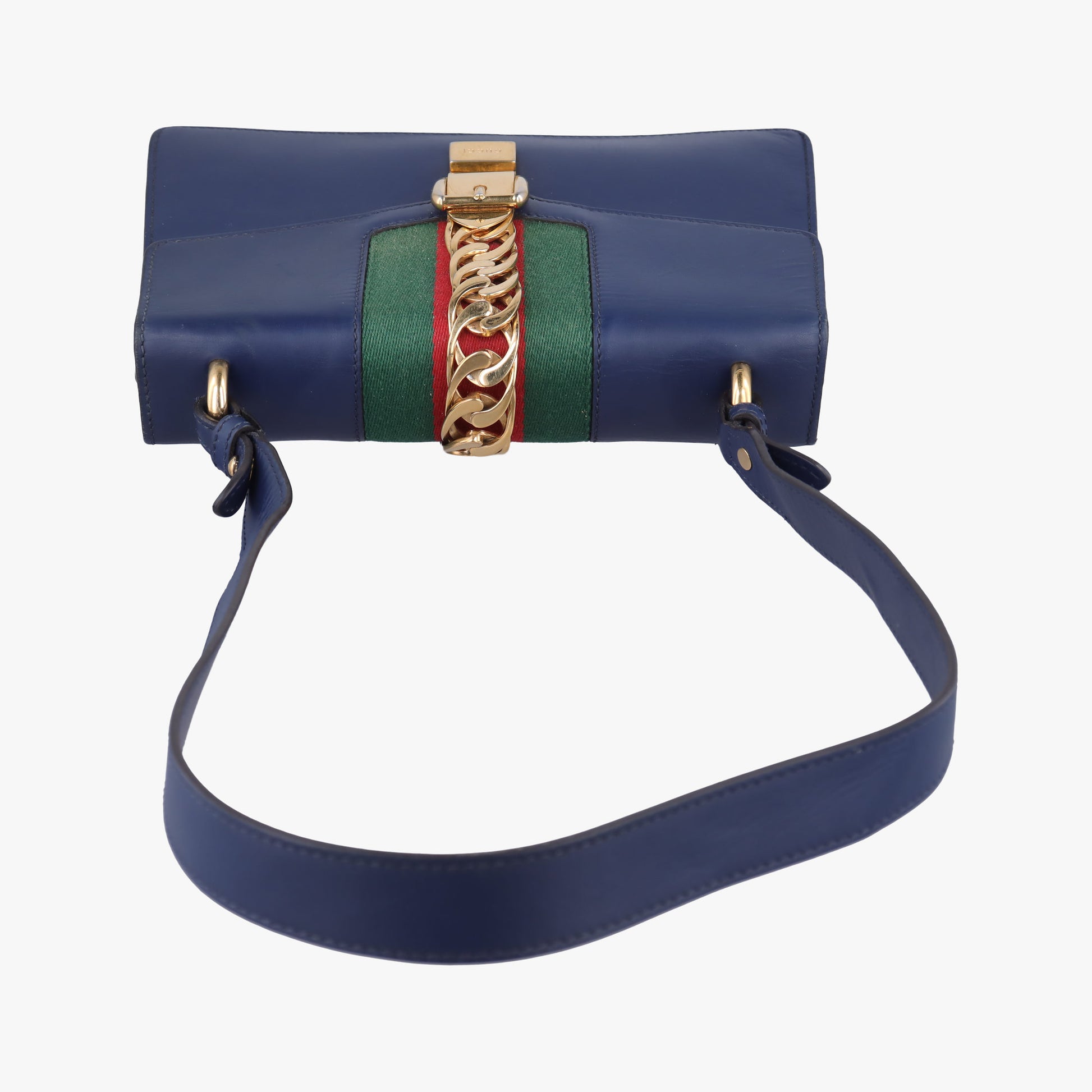 Sylvie Blue Leather 421882 B022500231シルヴィ ブルー レザー 421882 B022500231