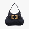 Queen Black canvas× leather 189885 H1546945クイーン ブラック キャンバス× レザー 189885 H1546945
