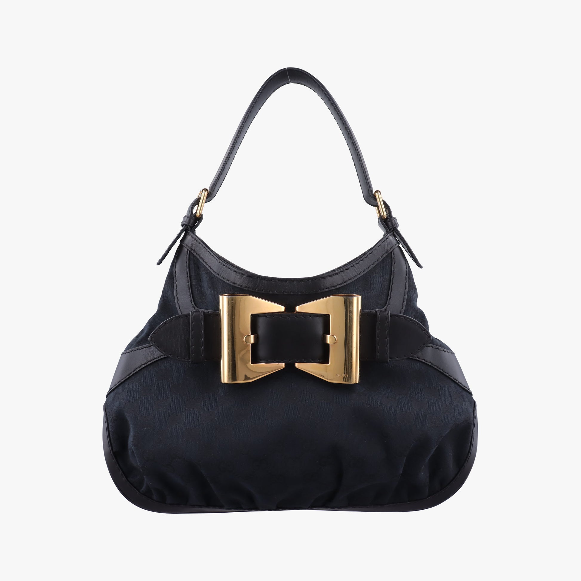 Queen Black canvas× leather 189885 H1546945クイーン ブラック キャンバス× レザー 189885 H1546945